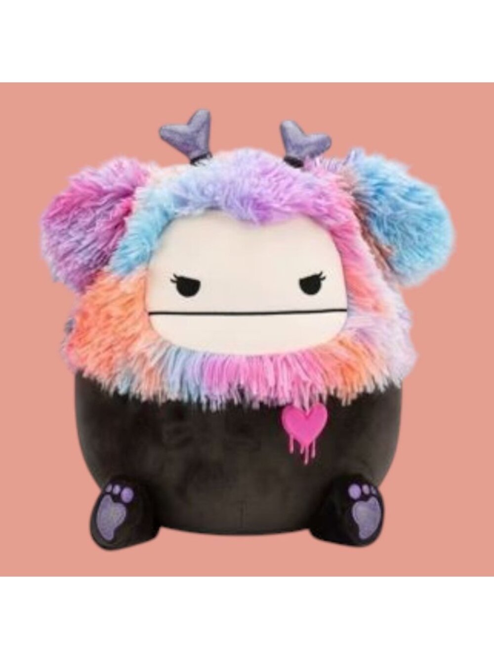NWT Squishmallows 8" Valentines Frumpy the Bigfoot Plush Kids Gift Toy Monster